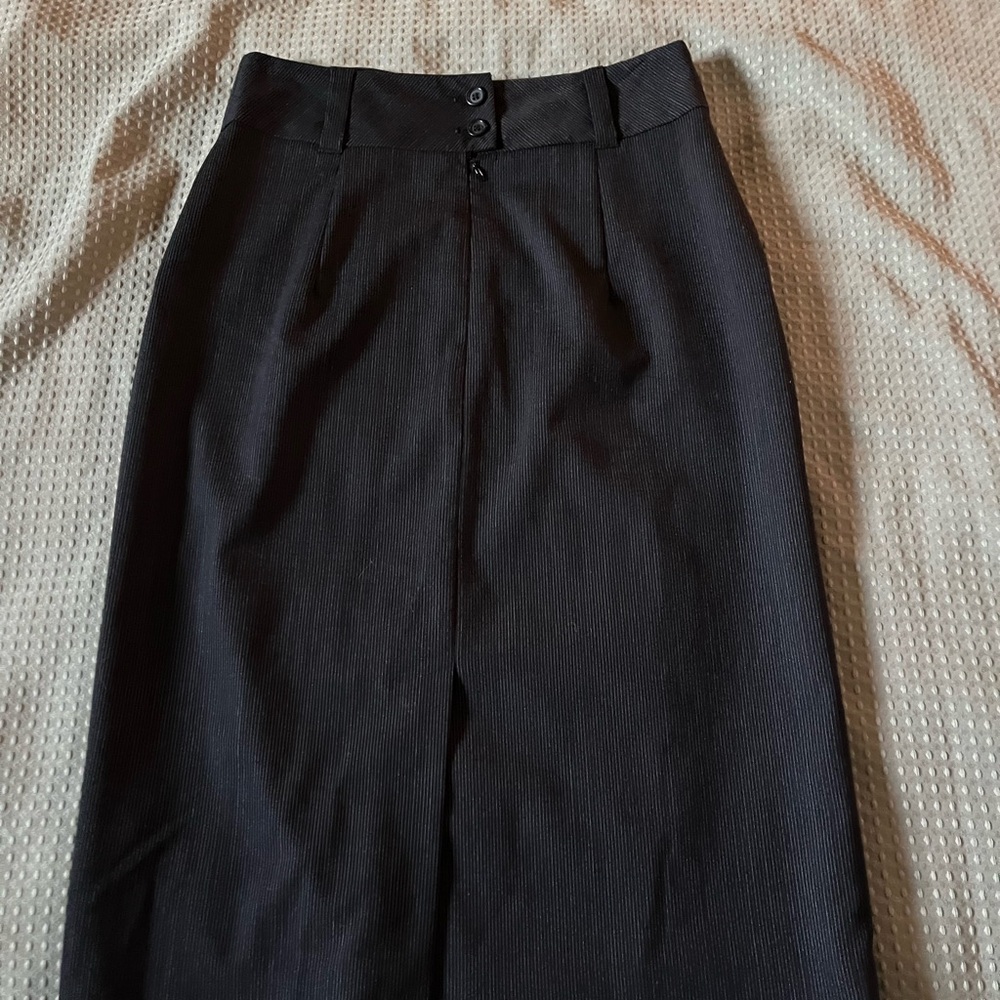 Banana republic High-Waisted Black Pencil Skirt With Liner And Pockets Size 4